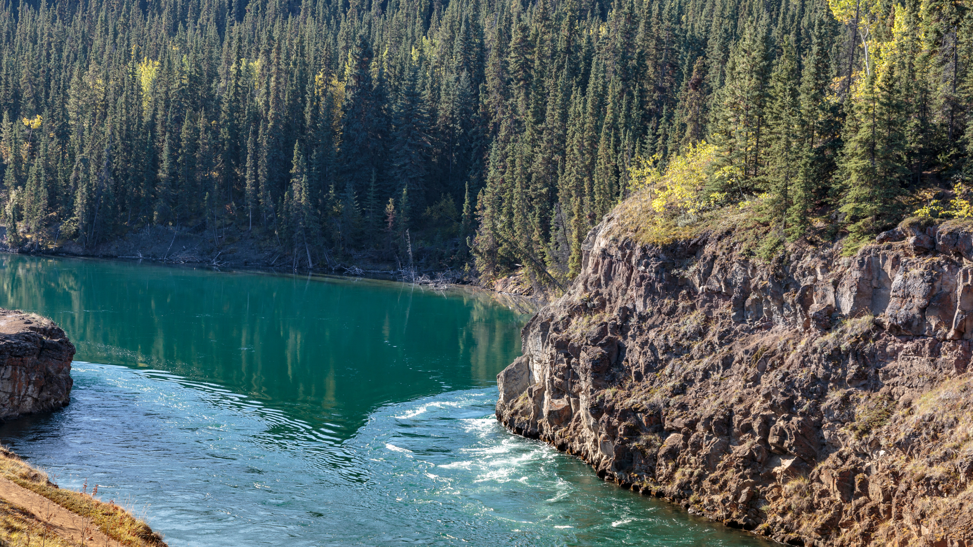 Aurora Boreal em Yukon — miniatura 2